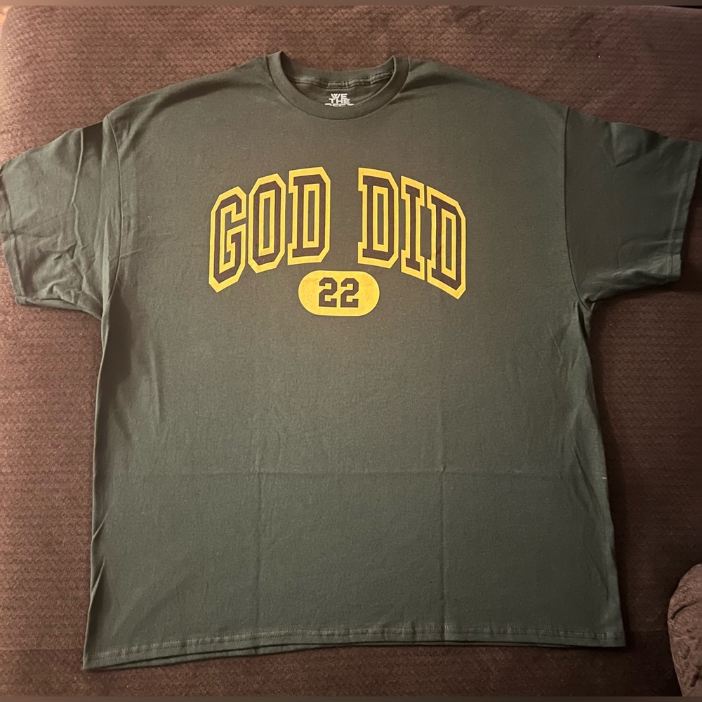 DJ KHALED GOD DID 22 FOREST GREEN TSHIRT